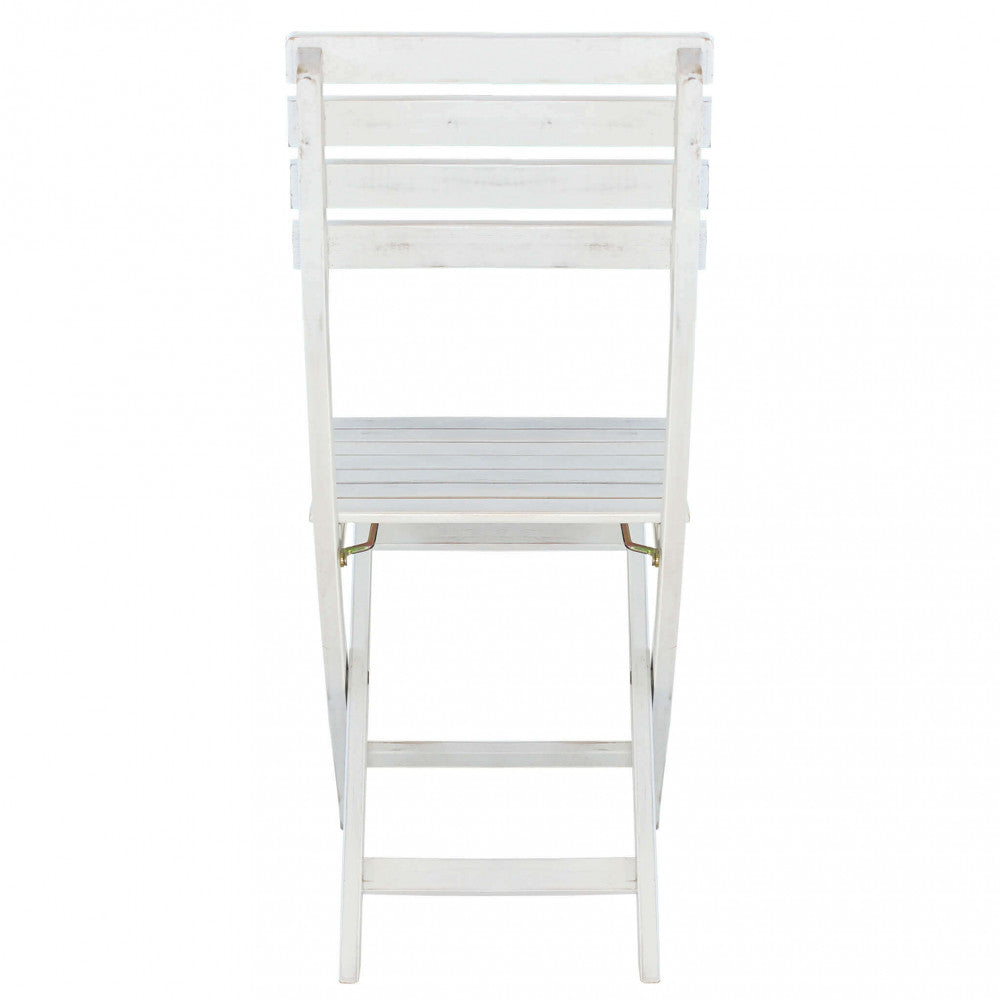 Sedia dalila s/braccioli bianca