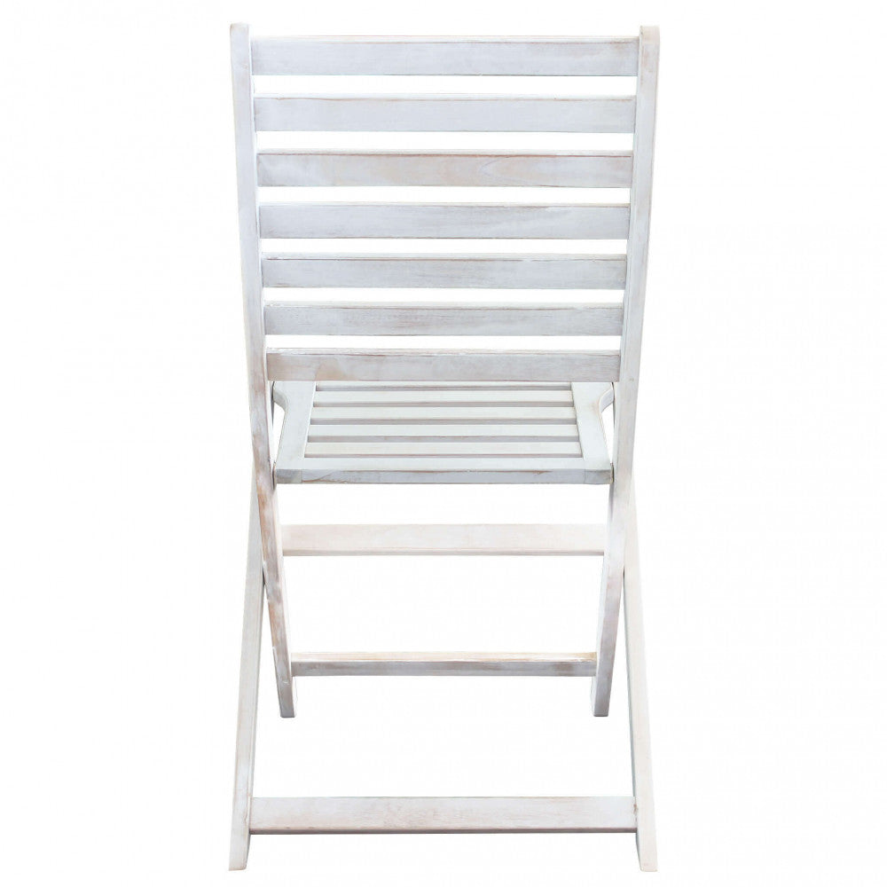 Sedia serena s/braccioli bianca