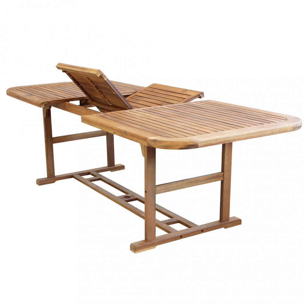 Tavolo rettangolare 180/240x100 double