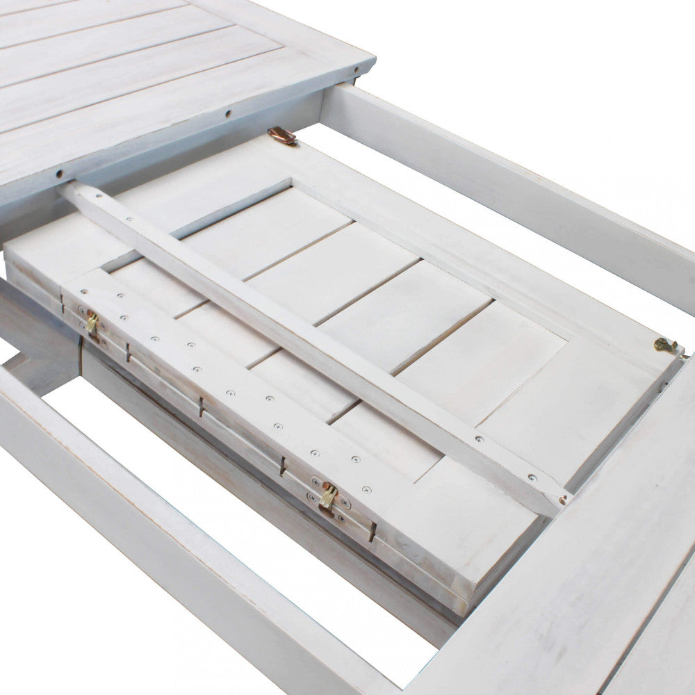 Tavolo bali 180/240 x 90 bianco