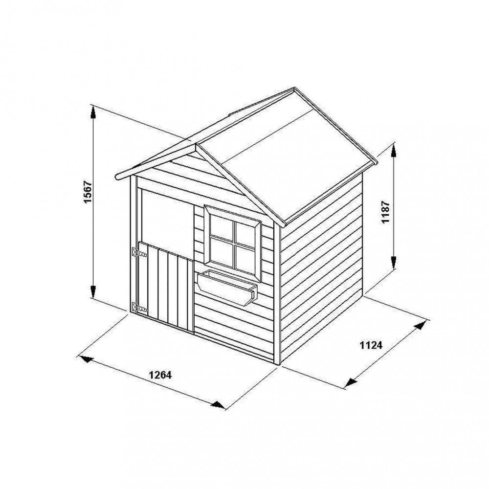Casetta in legno heidi