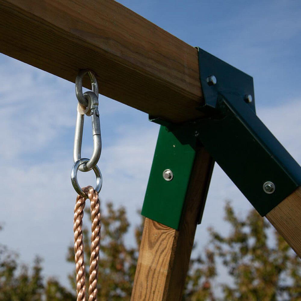 Altalena in legno ariel 2 posto