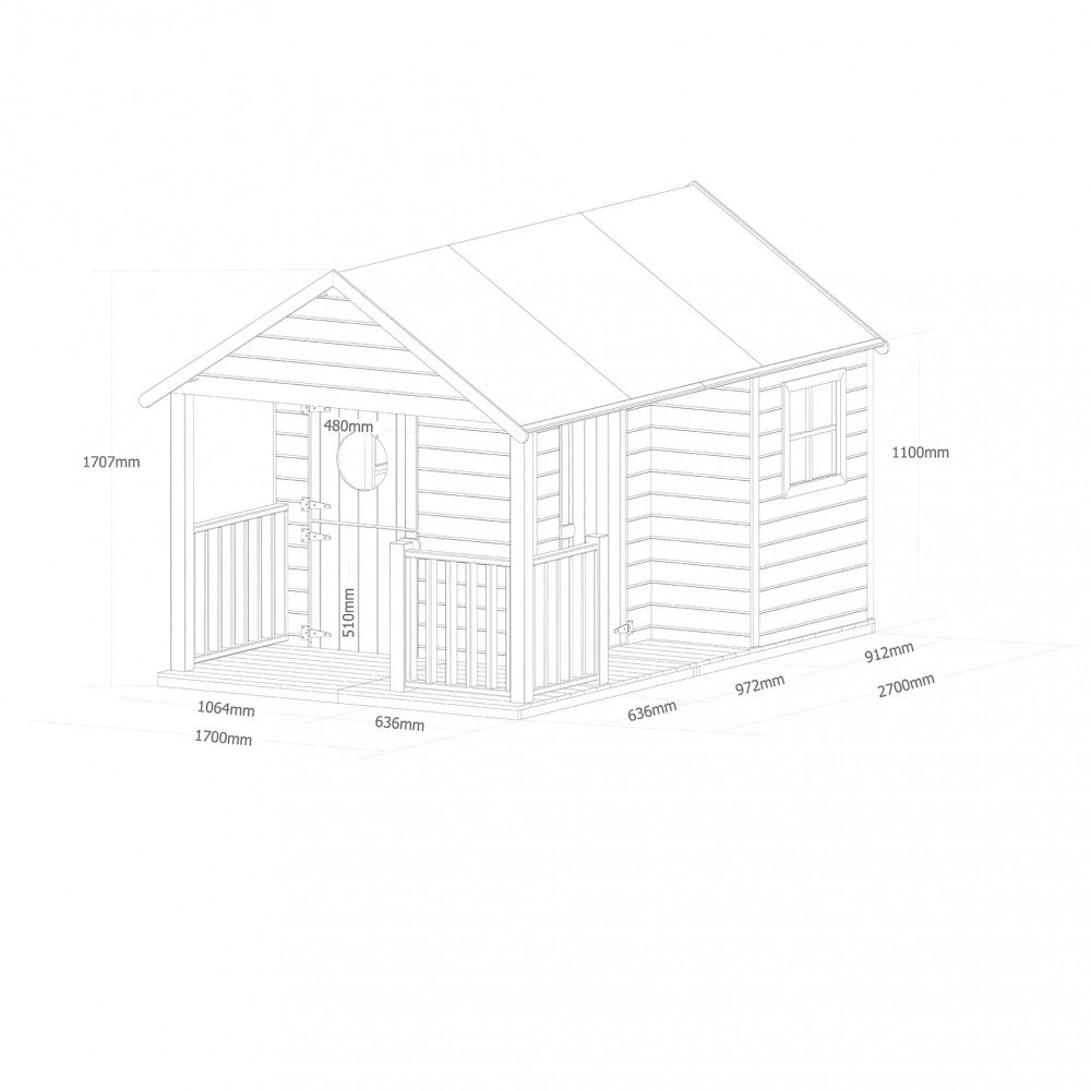 Casetta in legno fiona