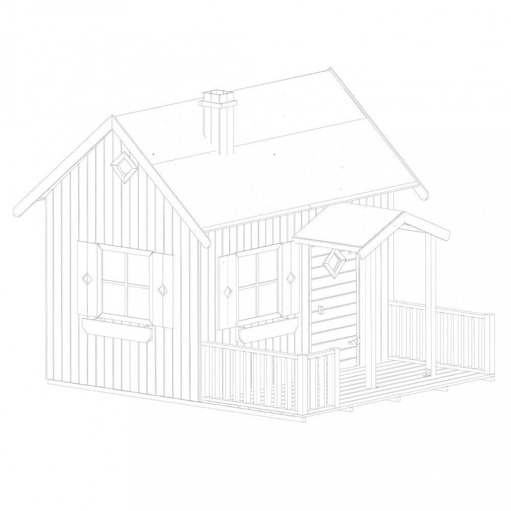 Casetta in legno anastasia