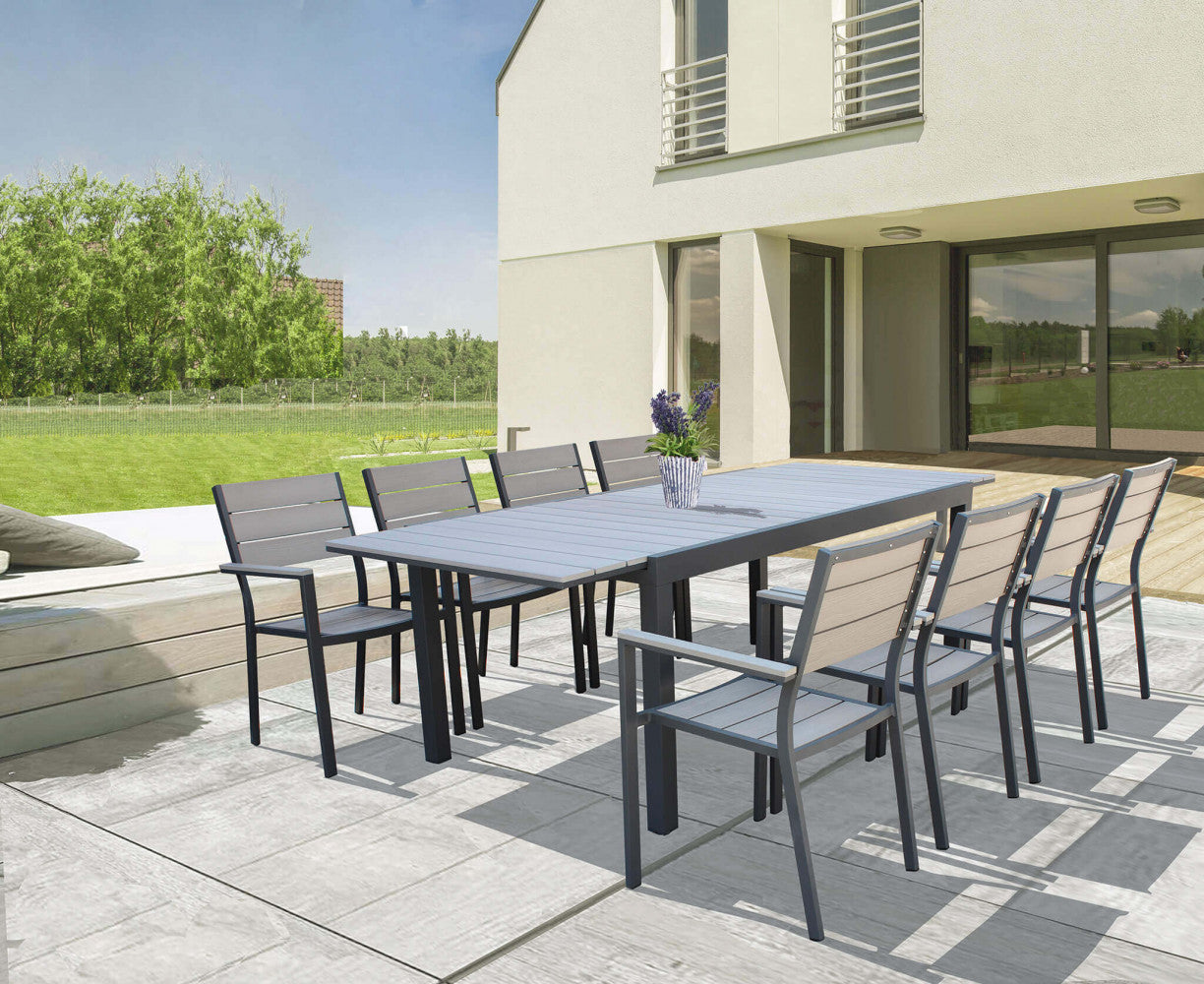 Tavolo pental 180/240 x 100