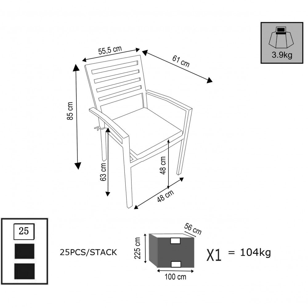 Poltrona formentera c/cuscino