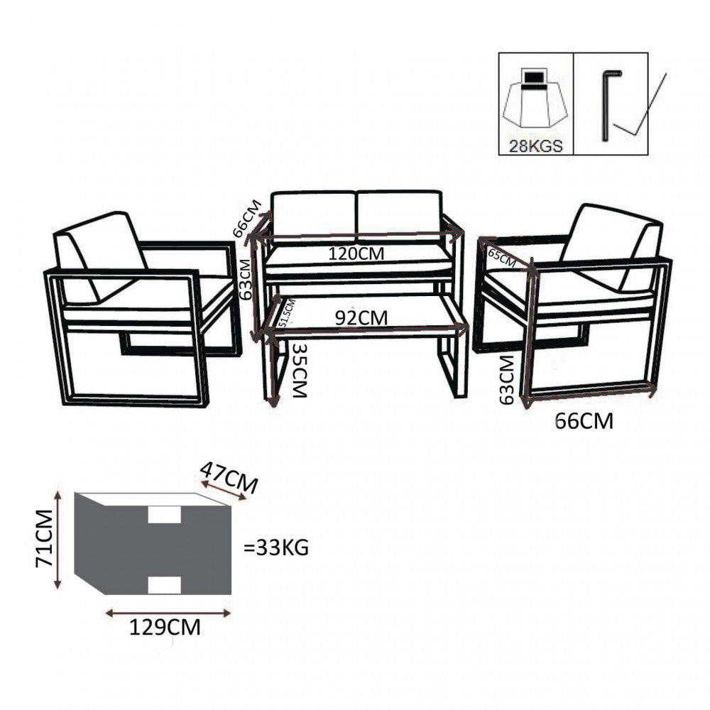 Salotto formentera 2 p c/cuscini