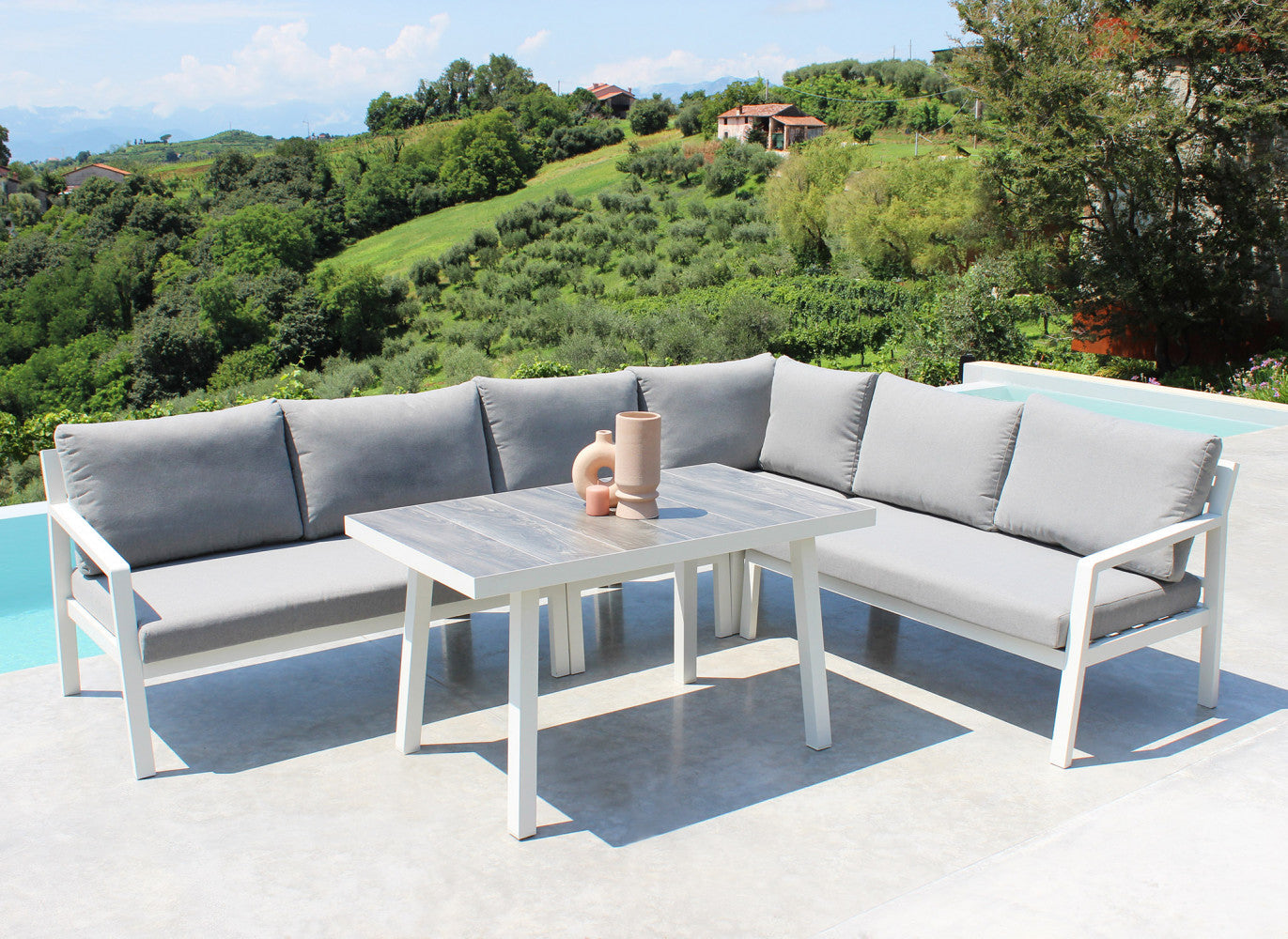 Salotto angolare boracay c/cuscini