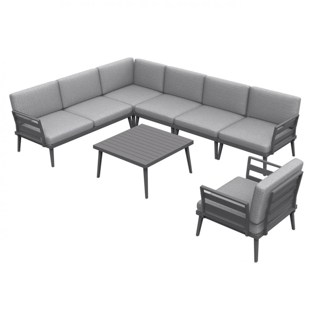 Schienale angolo per salotto modulare c/cuscino