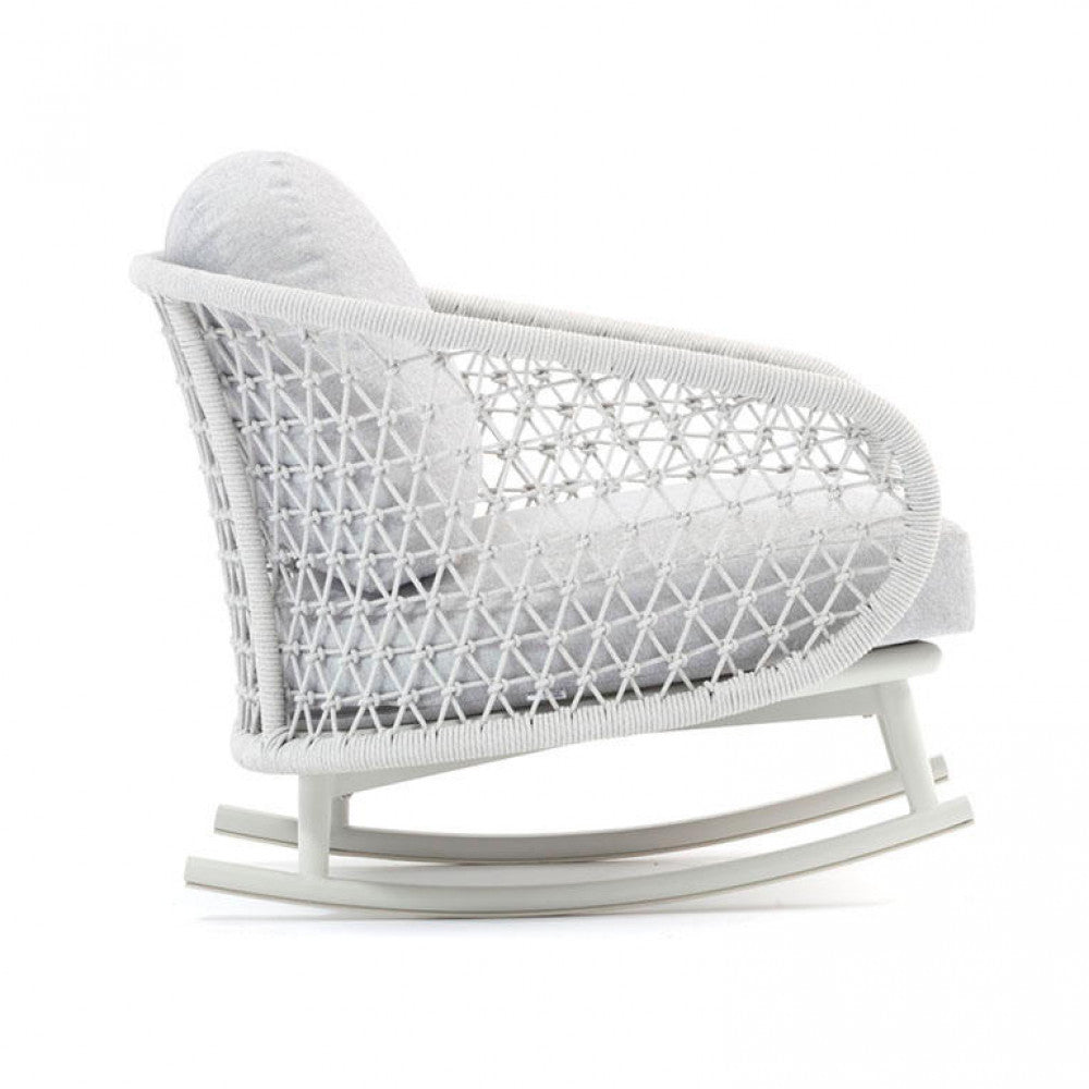 Poltrona dondolo seychelles c/cuscini