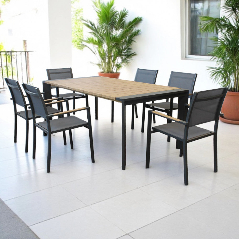 Tavolo brooklyn 150/200 x 100 effetto legno