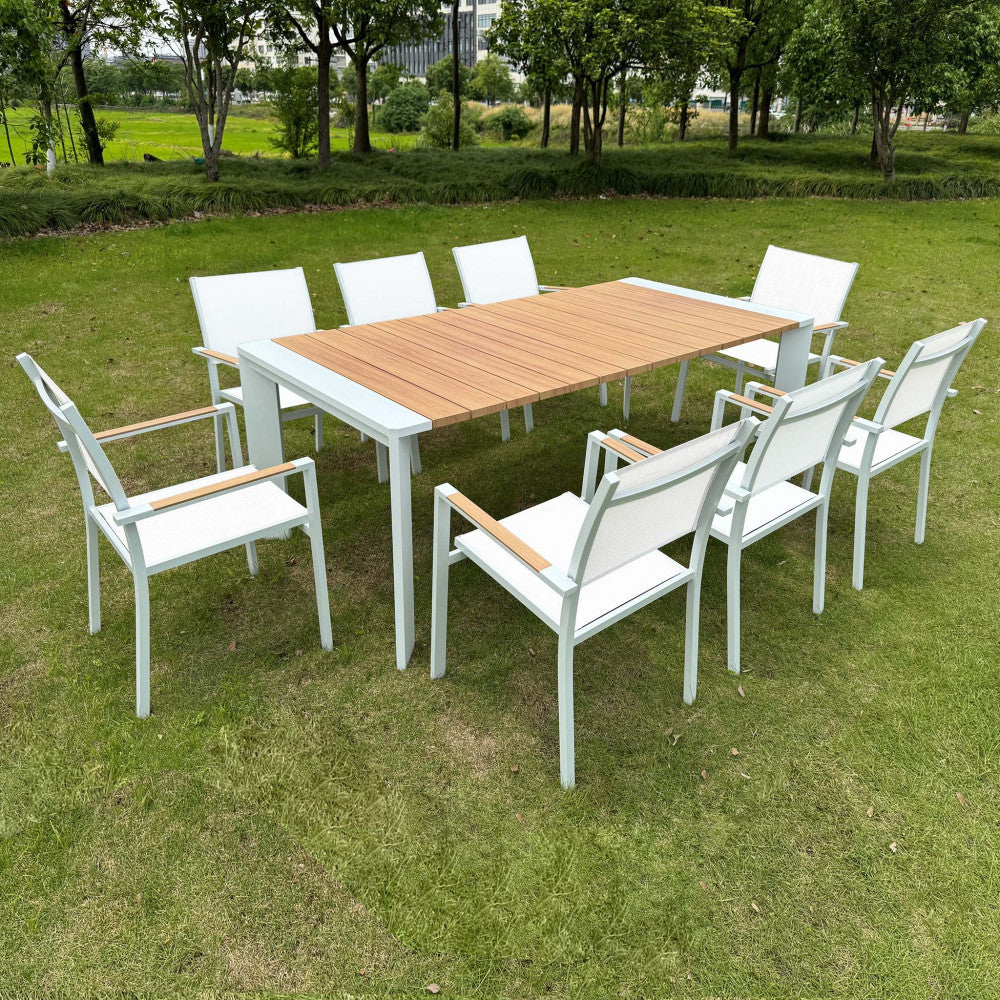 Tavolo brooklyn 200/250 x 100 effetto legno