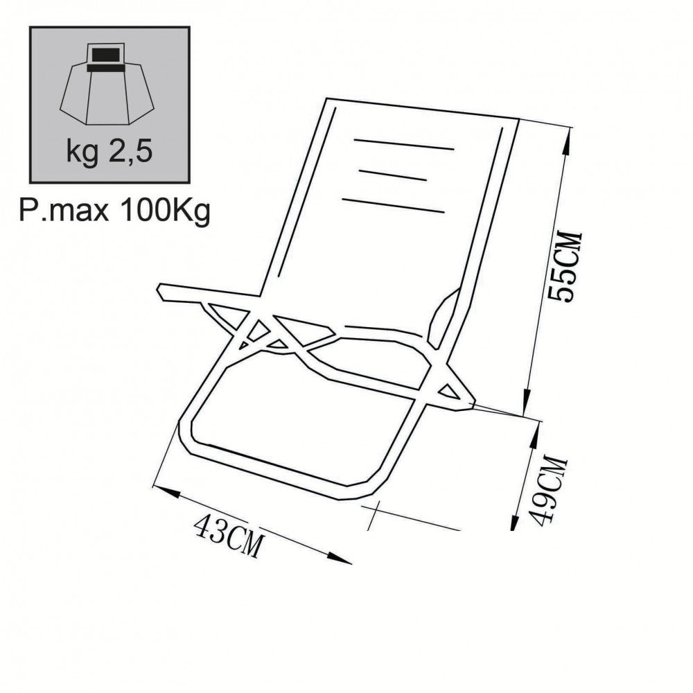 Spiaggina steel oxford
