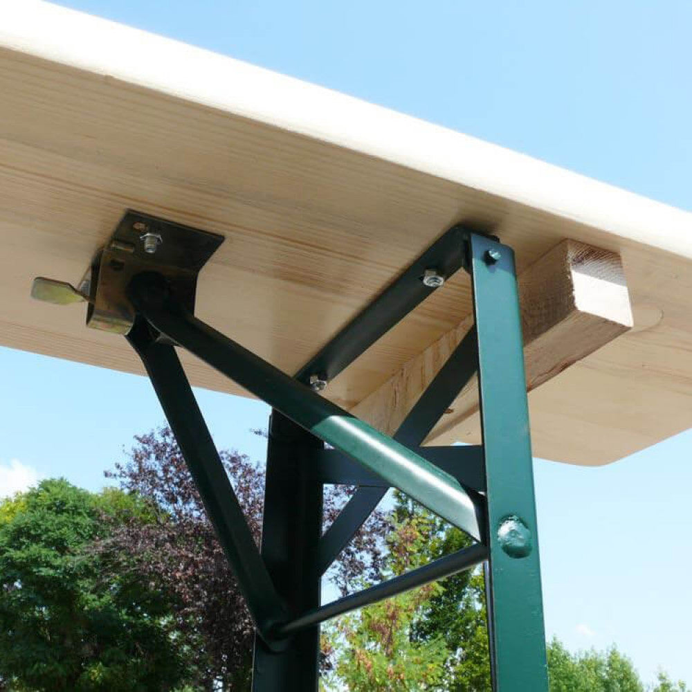 Set birreria 220 x 70 con panca a 3 gambe