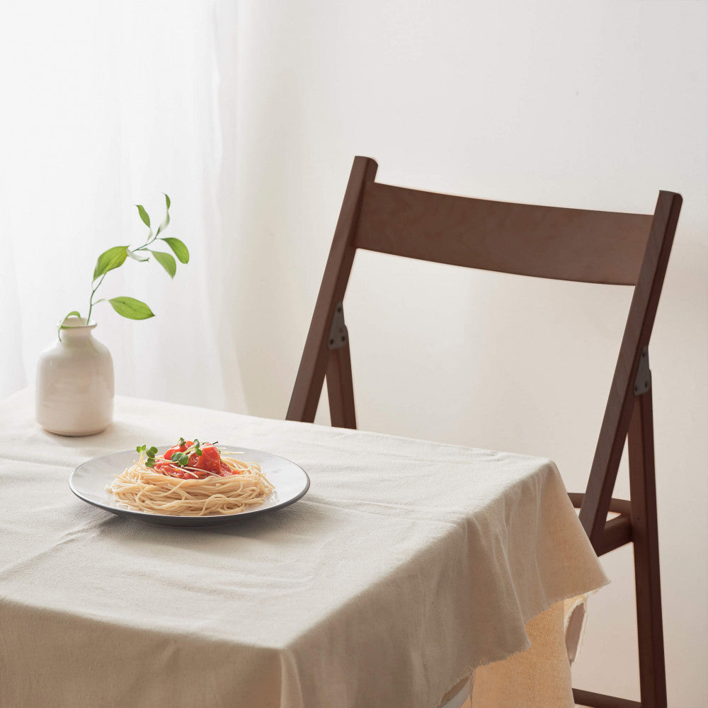 Sedia pieghevole tinta noce