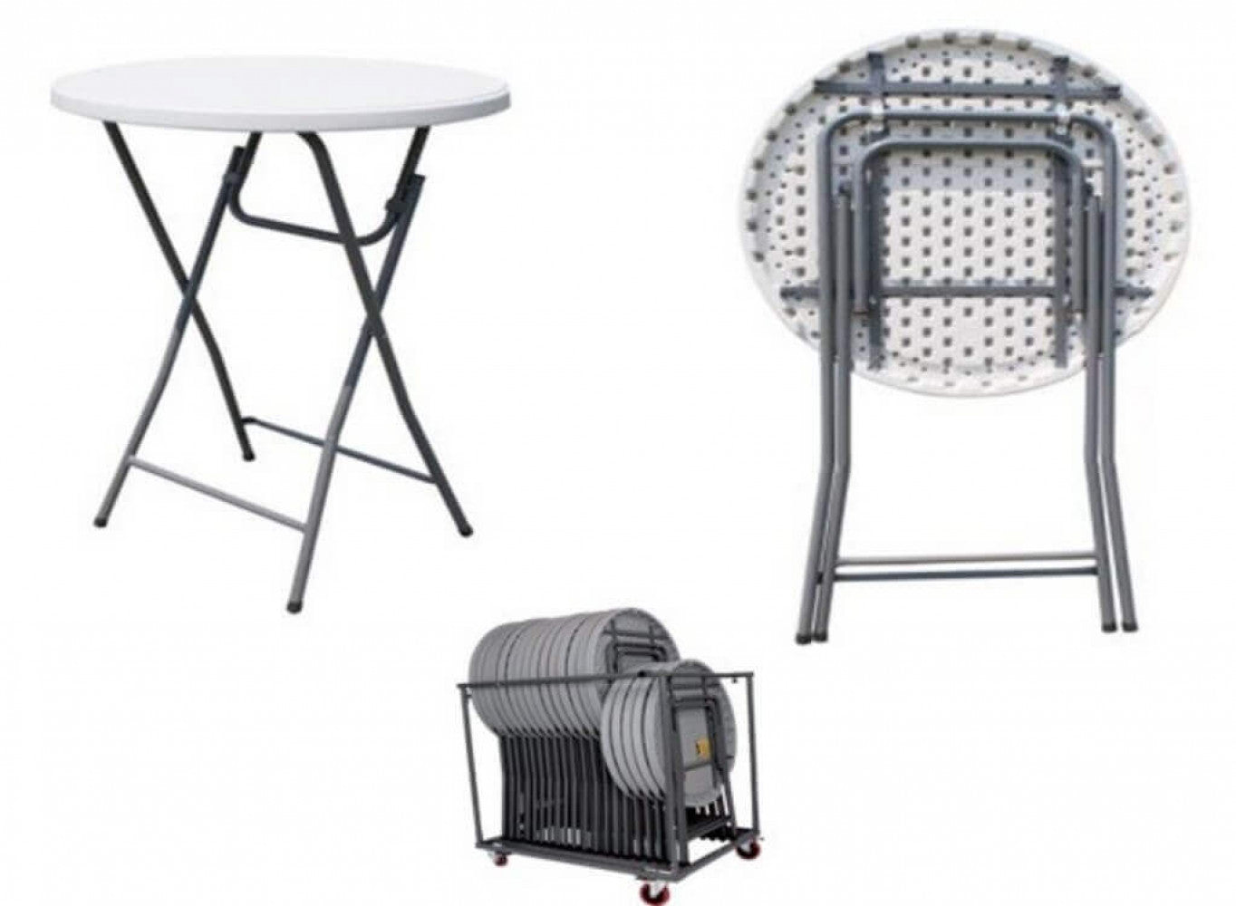 Tavolo catering alto ø 60