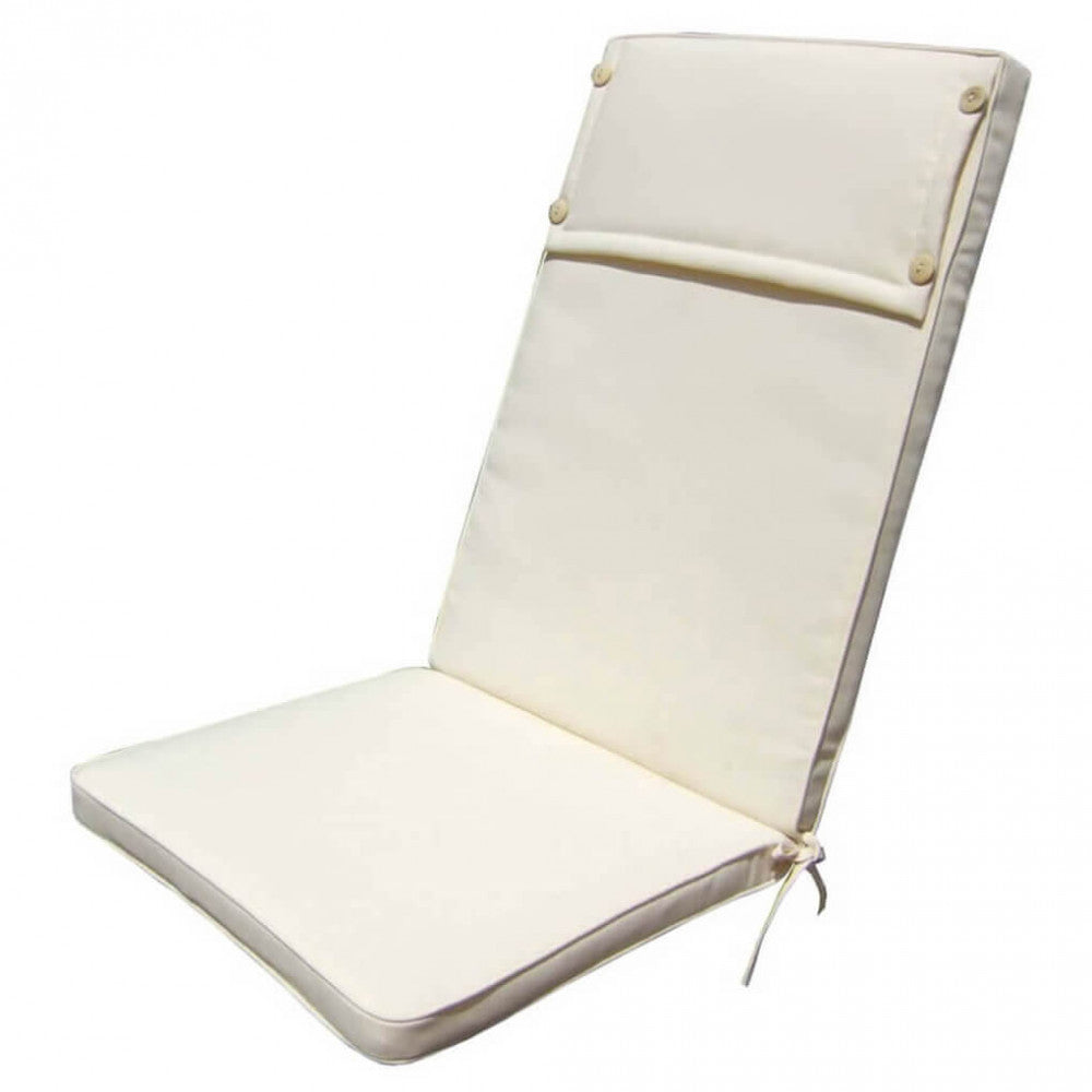 Cuscino real alto ecru