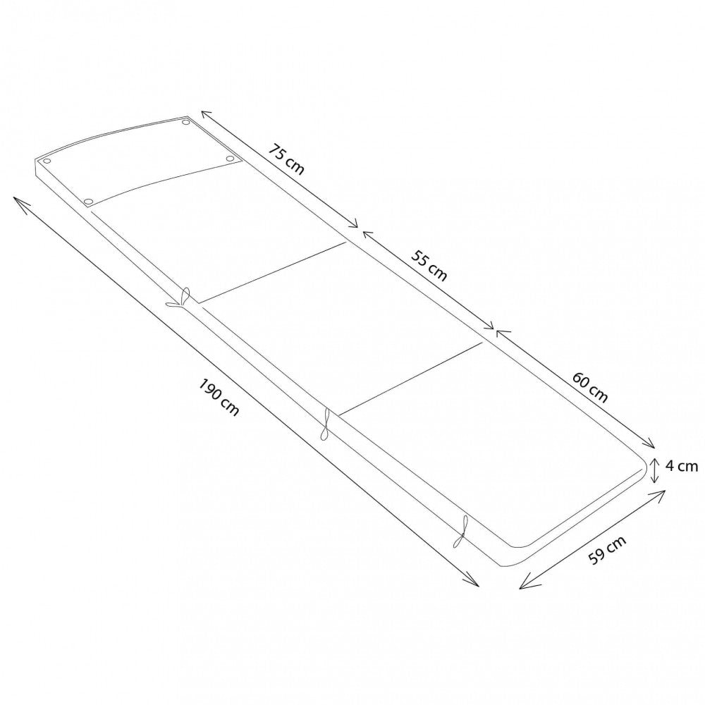Cuscino real lettino ecru