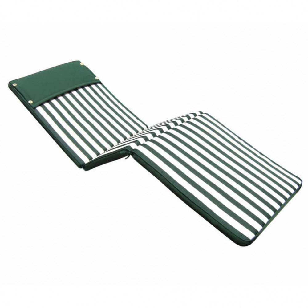 Cuscino real lettino riga verde