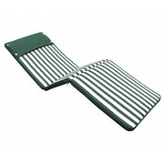 Cuscino real lettino riga verde