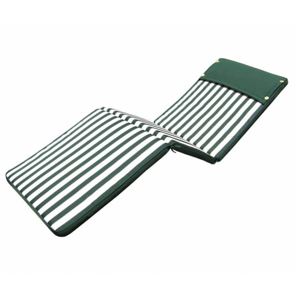 Cuscino real lettino riga verde