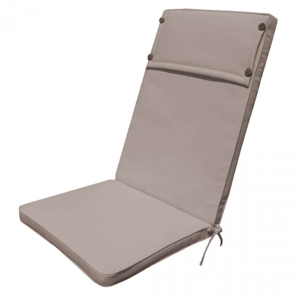 Cuscino real alto tortora