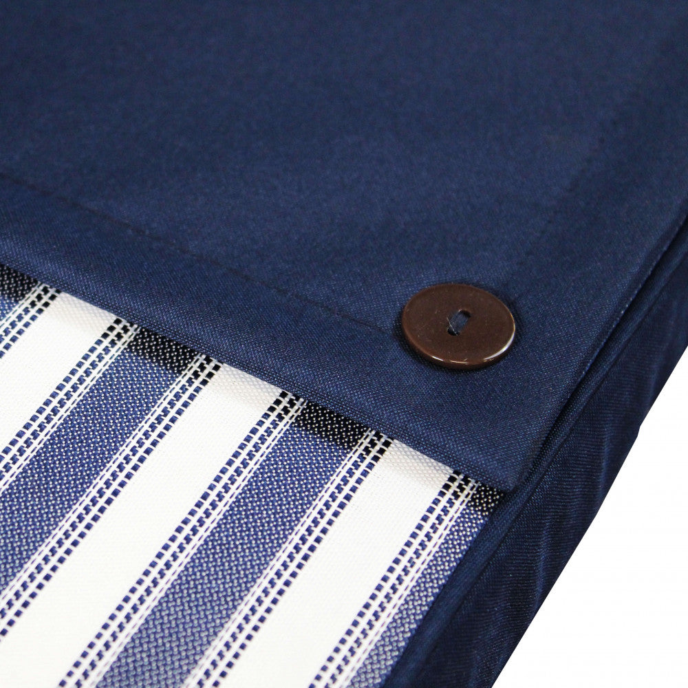 Cuscino steamer riga blu