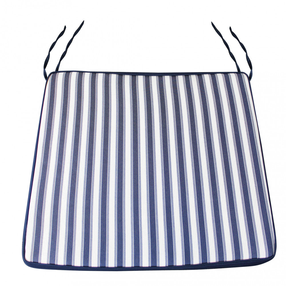 Cuscino real seduta large riga blu