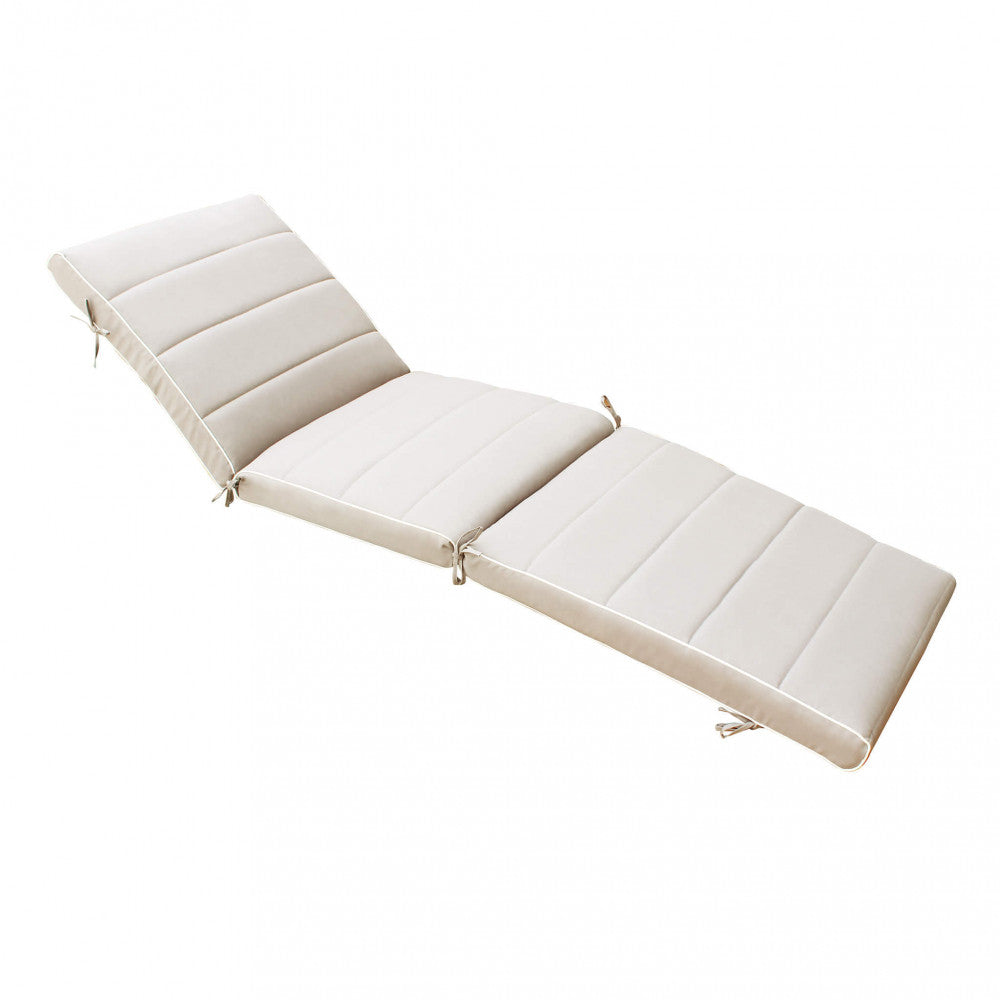 King size ecru cot cushion