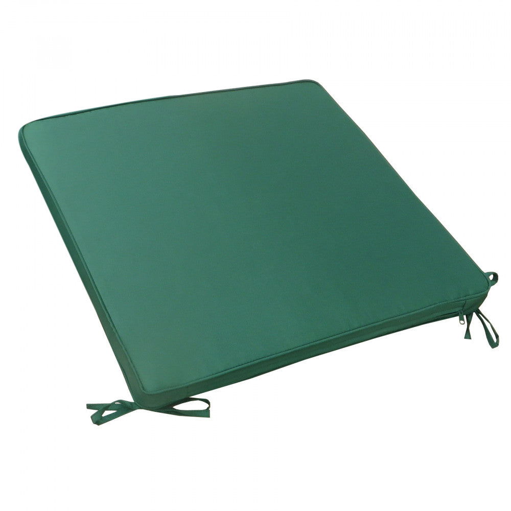 Cuscino real seduta large verde scuro