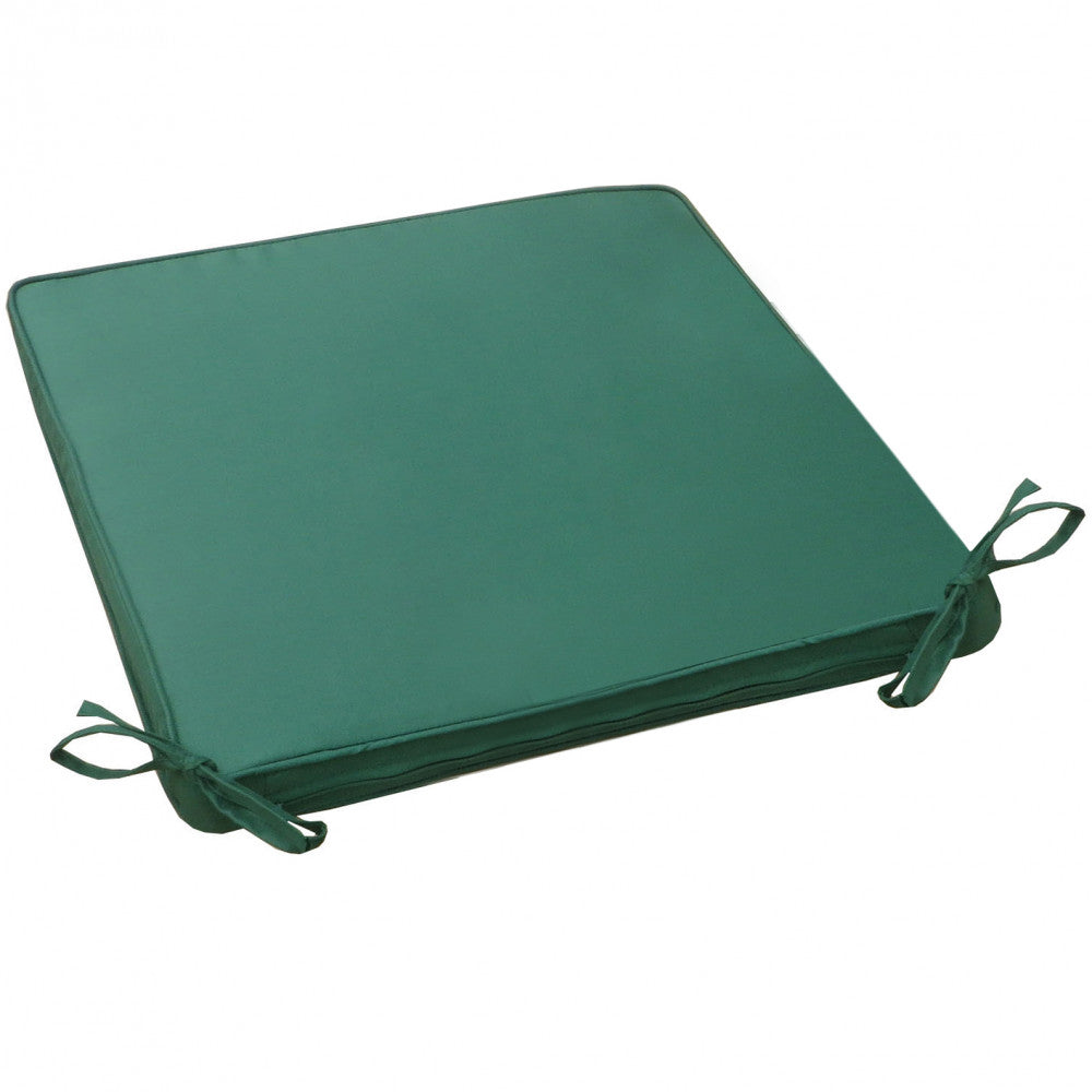 Cuscino real seduta large verde scuro