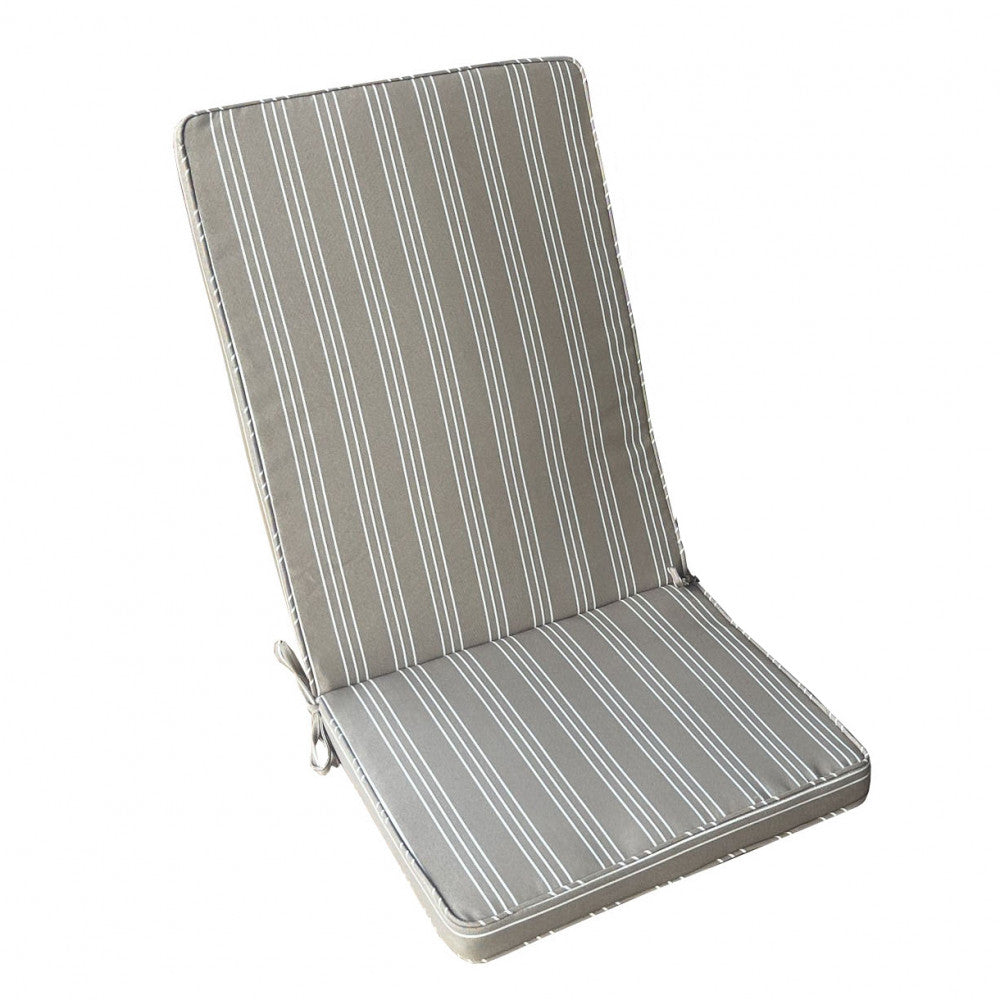 Cuscino real medio righe tortora