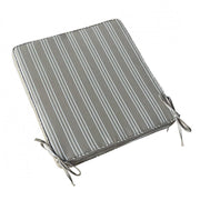 Cuscino real seduta righe tortora