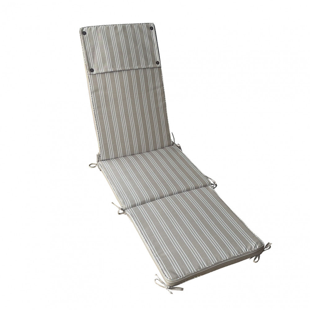 Cuscino real steamer righe tortora