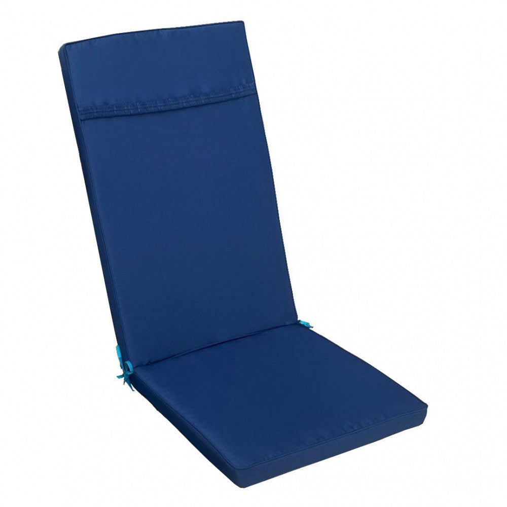 Cuscino real alto quadri blu