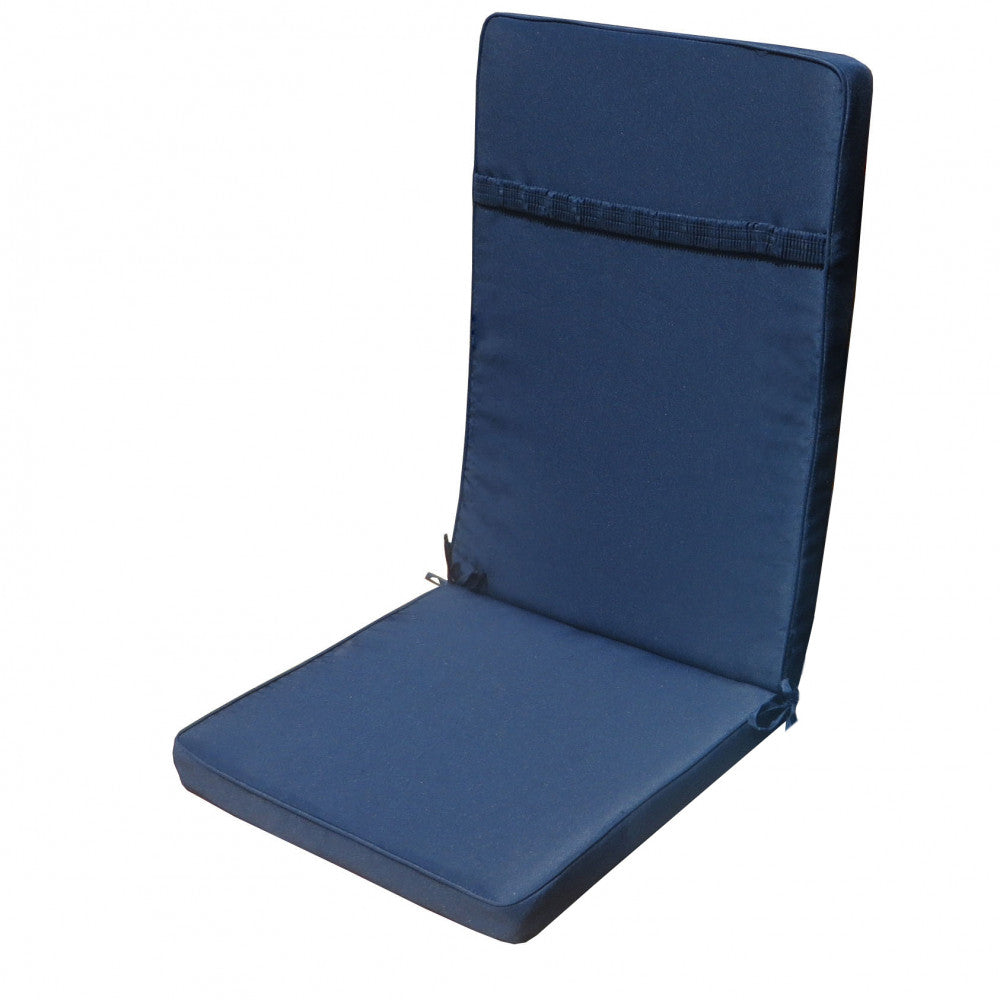 Cuscino real medio quadri blu