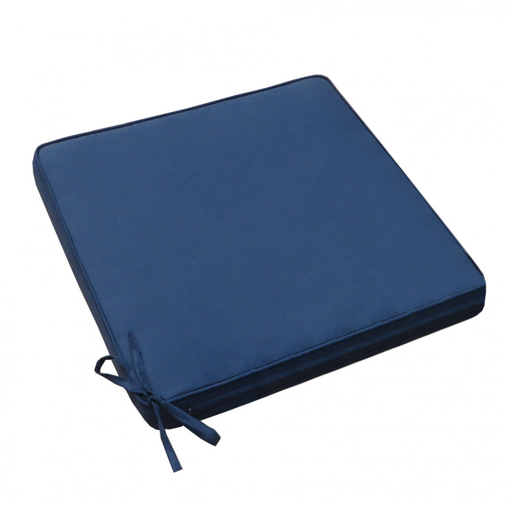 Cuscino real seduta quadri blu