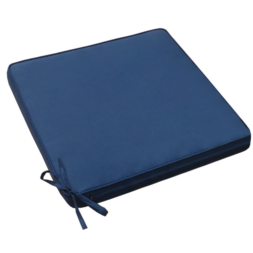 Cuscino real seduta large quadri blu