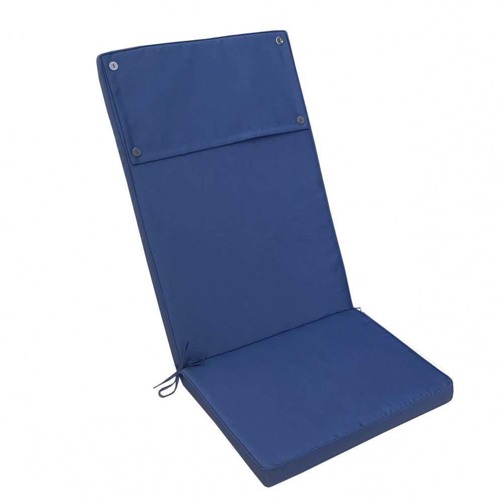 Cuscino real alto blu scuro