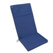 Cuscino real alto blu scuro