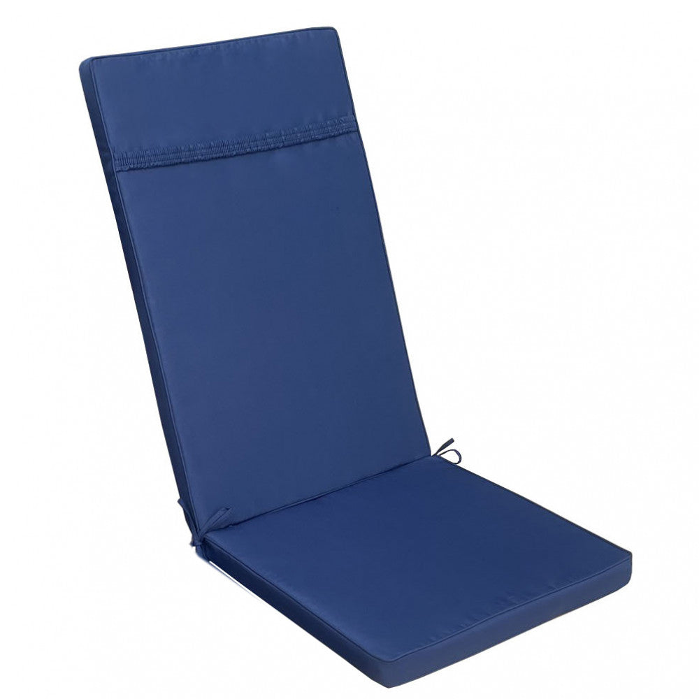 Cuscino real alto blu scuro