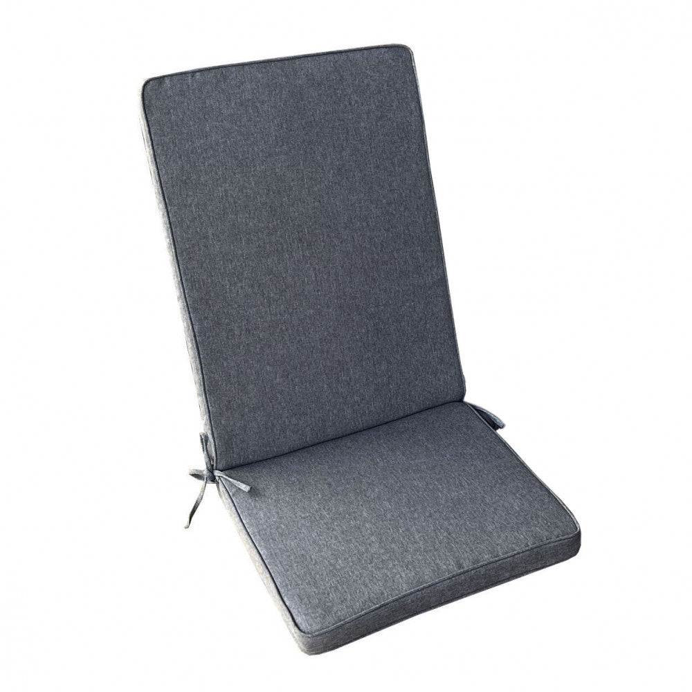 Cuscino real medio grigio scuro melange