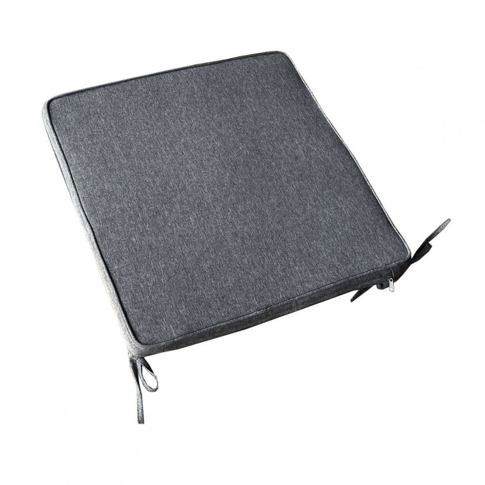 Cuscino real seduta grigio scuro melange