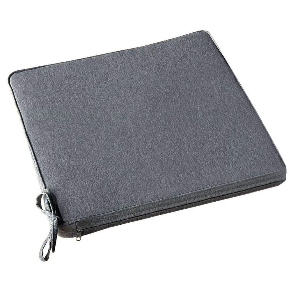 Cuscino real seduta large grigio scuro melange