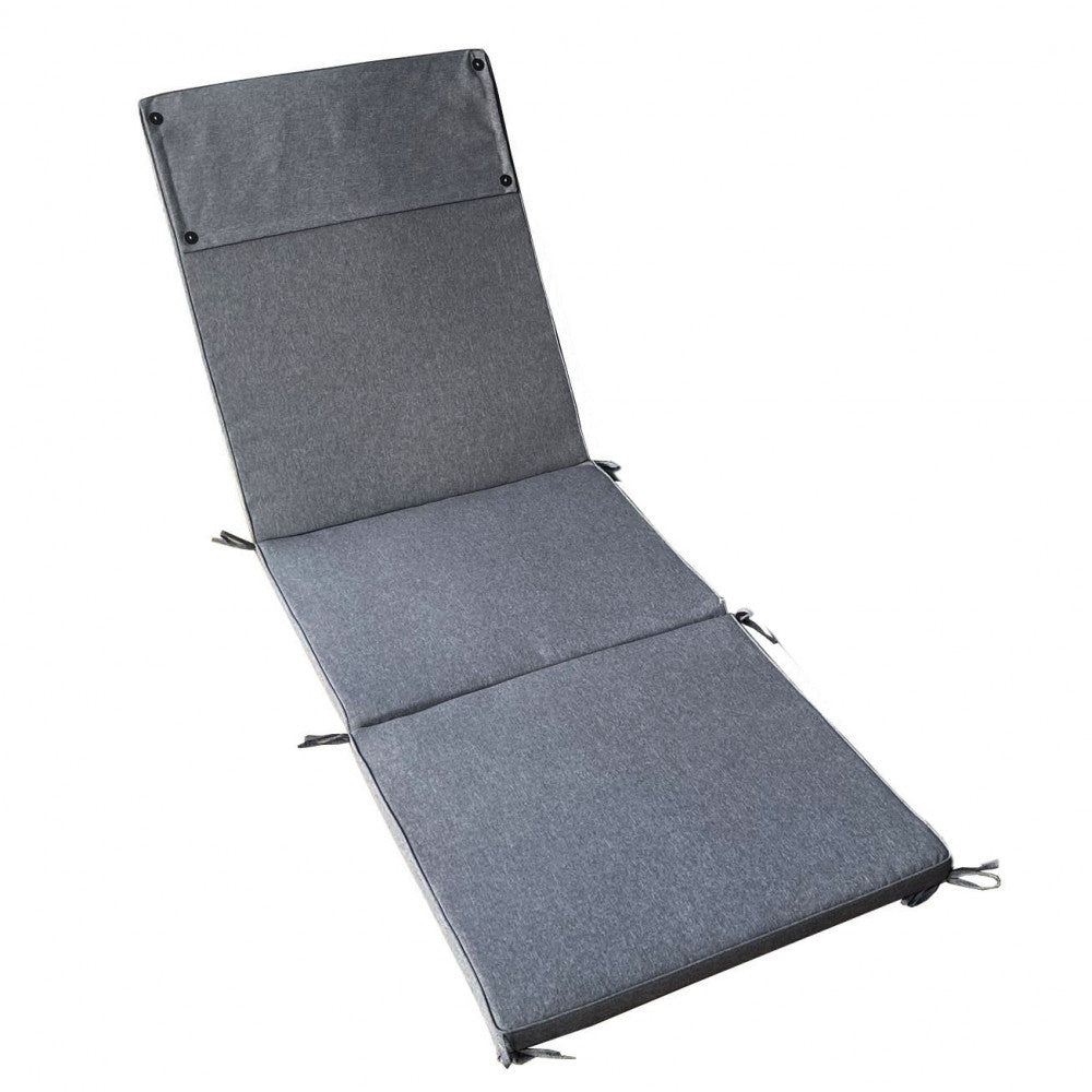 Cuscino real lettino grigio scuro melange