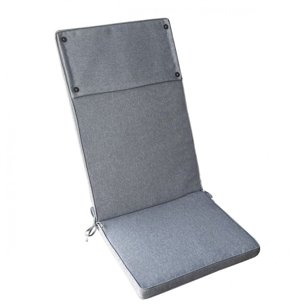 Cuscino real alto grigio chiaro melange