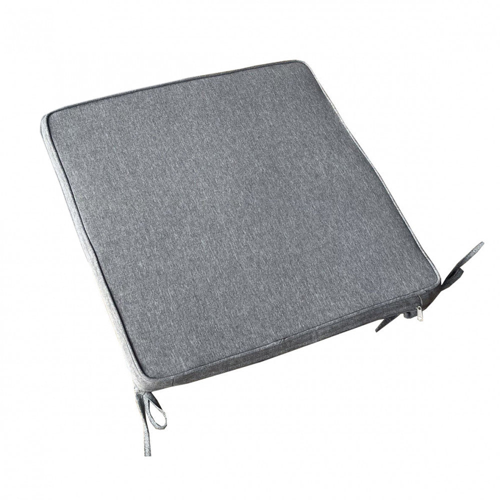 Cuscino real seduta grigio chiaro melange