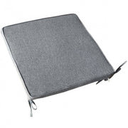 Cuscino real seduta large grigio chiaro melange