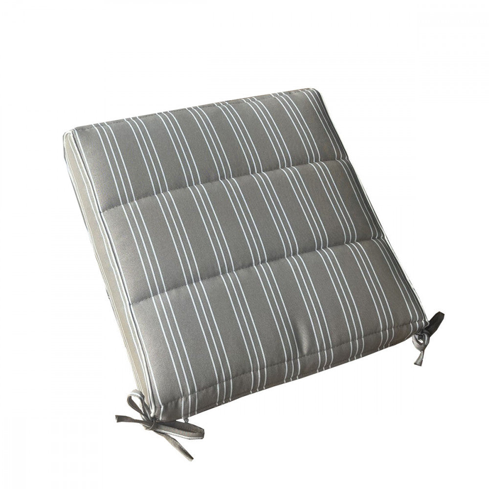 Cuscino king seduta righe tortora