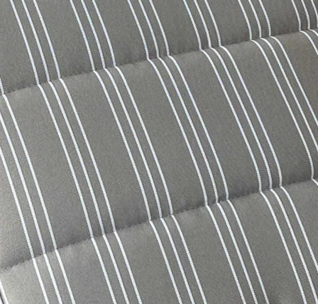 Cuscino king seduta righe tortora